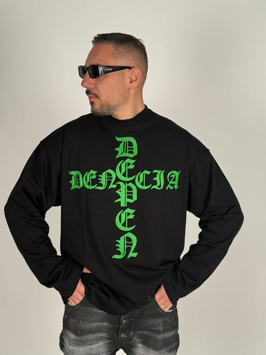T-Shirt Con Logo Verde
